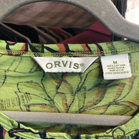 Orvis Women’s Floral 3/4 Length Tee Shirt - Picture 3 of 3